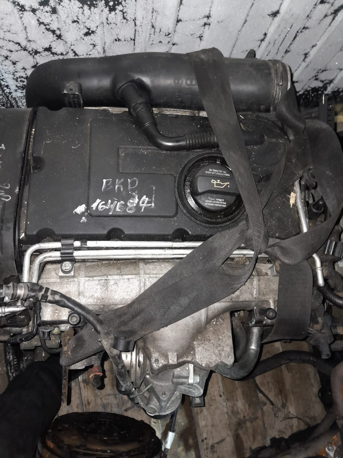 Двигатель AUDI A3, SKODA OCTAVIA 1Z, VOLKSWAGEN GOLF 5, JETTA 5, PASSAT B6, TOURAN BKD 2,0 103KW/140 ЛС 2004- б/у