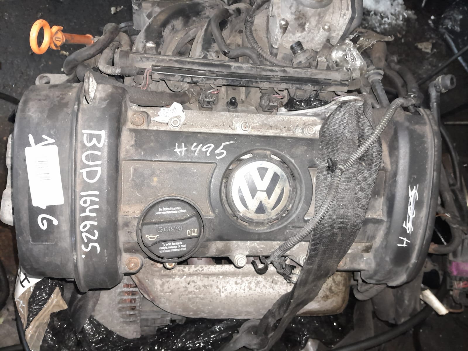 Двигатель SKODA OCTAVIA 1Z, VOLKSWAGEN GOLF 5/5+, JETTA 5, CADDY 1,4 BUD 59kw/80 л,с 2004- б/у