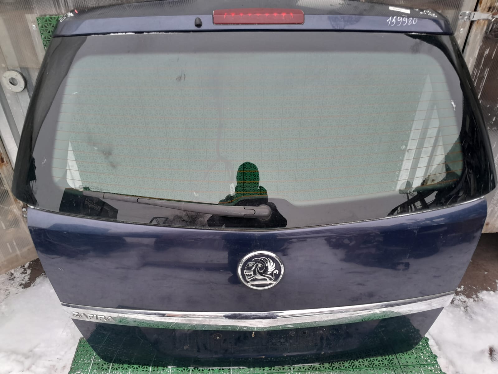 Крышка багажника OPEL ZAFIRA B 2005- синяя б/у