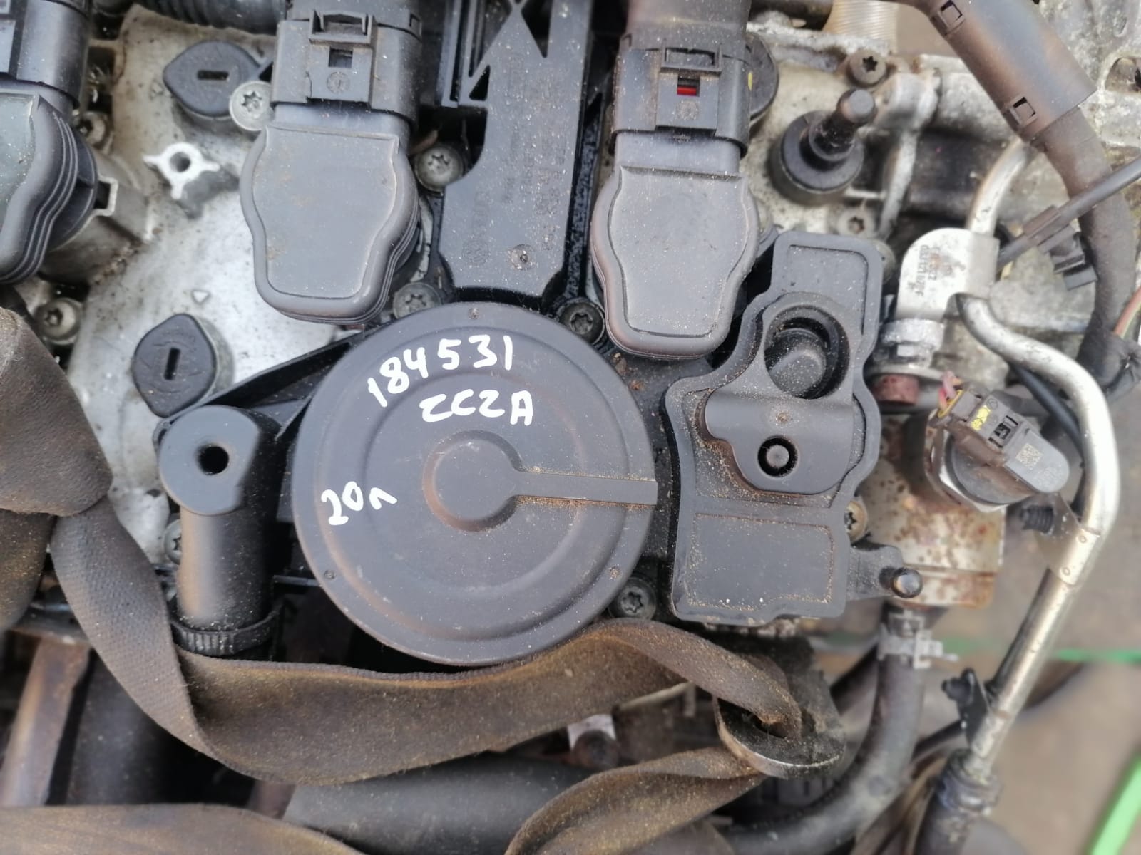 Маслоотделитель системы вентиляции картера AUDI A3, A4 8K, SKODA OCTAVIA 1Z, VOLKSWAGEN GOLF 5/5+/6, JETTA5/6, PASSAT B6/B7/CC, TIGUAN 1,8 CDAA 2004- гбц б/у