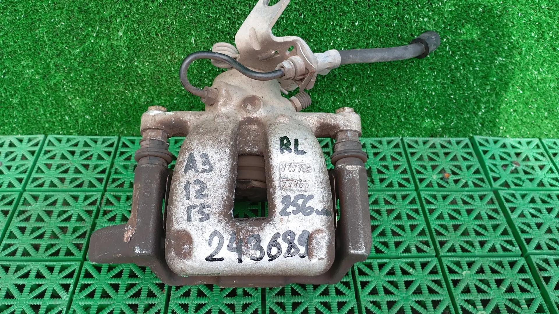 Суппорт тормозной AUDI A3, SKODA OCTAVIA 1Z, VOLKSWAGEN GOLF 5/5+/6, JETTA 5, TOURAN 2004- задний левый (256мм) б/у