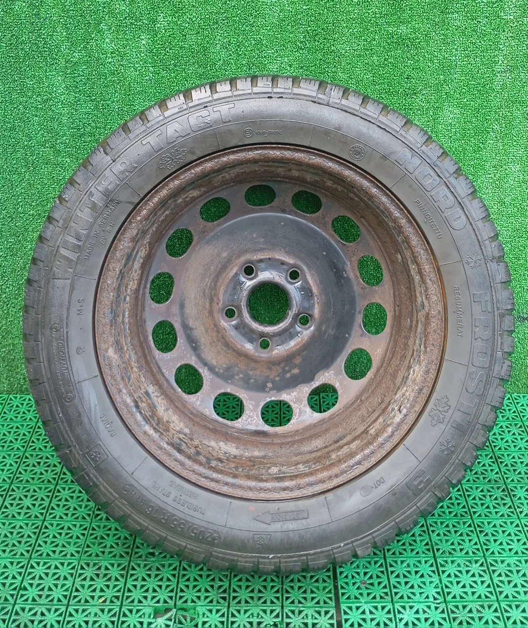 Диск колёсный AUDI A3, SKODA OCTAVIA 1Z, VOLKSWAGEN GOLF 5, PASSAT B6 1997- железный R16 б/у