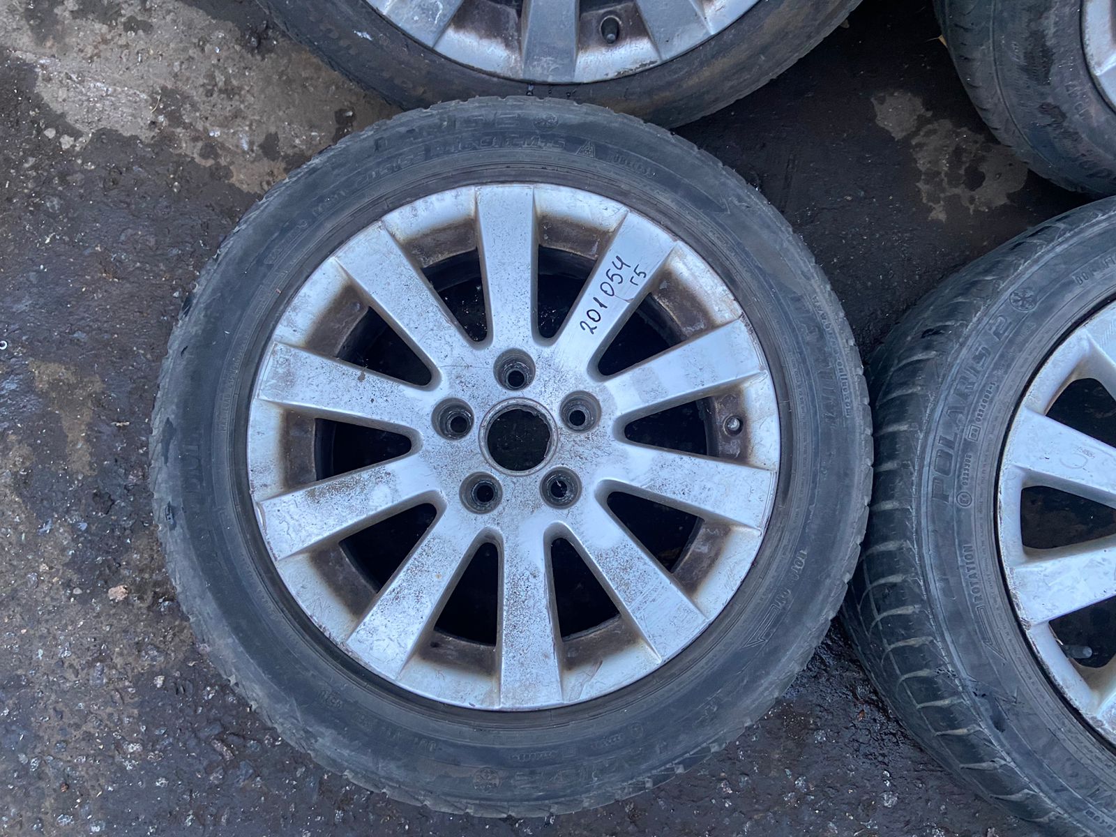 Диск колёсный VOLKSWAGEN GOLF 5, PASSAT B6 2005- литой комплект R16 7J 45ET б/у
