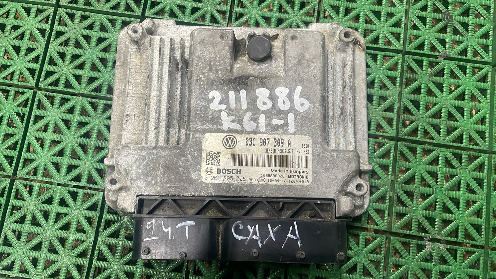 Блок управления двигателя ДВС ЭБУ VOLKSWAGEN GOLF 6 1,4 CAXA 03C907309A б/у