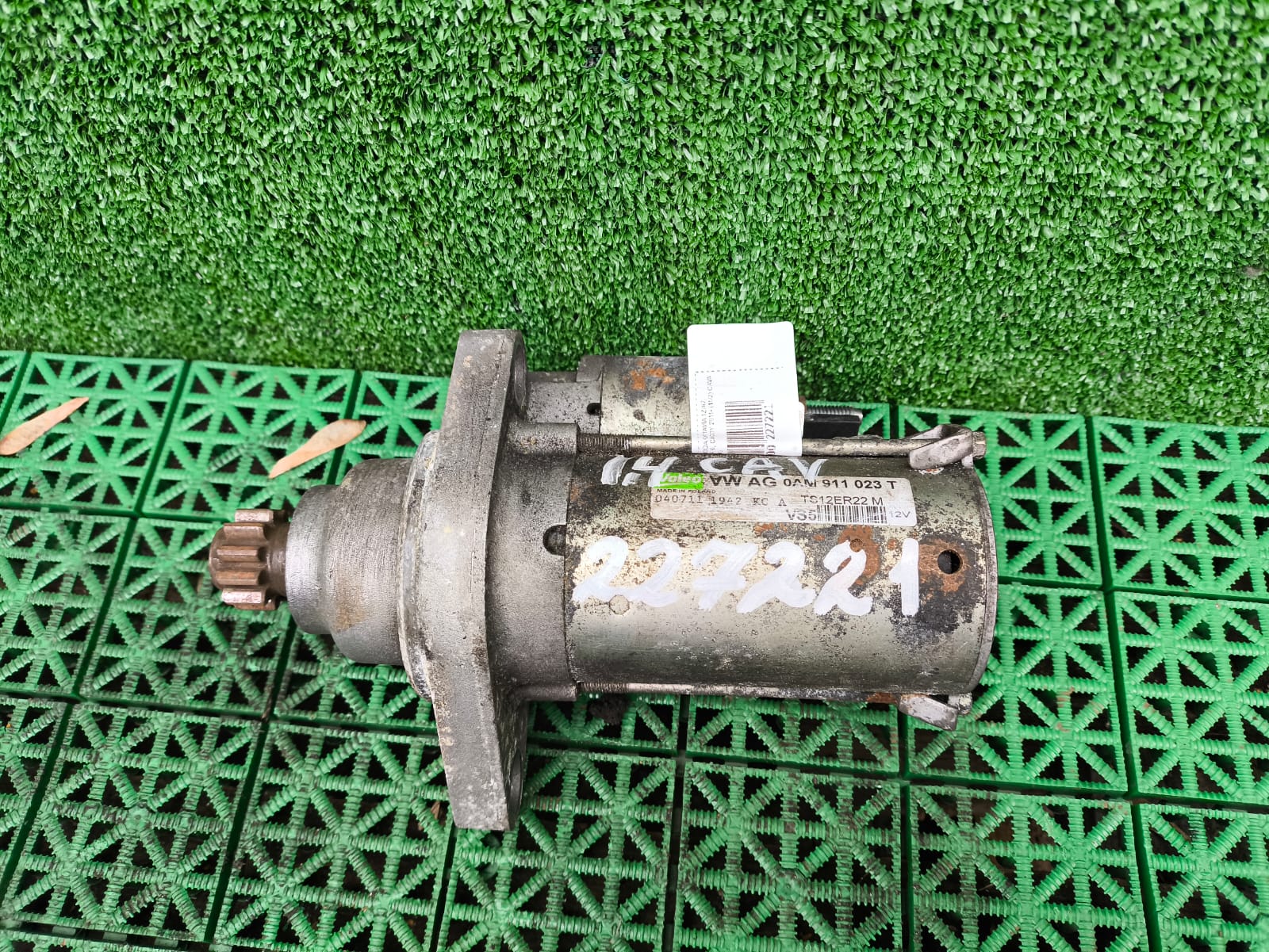 Стартер AUDI A3, SKODA OCTAVIA 1Z/A7, VOLKSWAGEN GOLF 6, CADDY 2011- (11/2) CAVA б/у