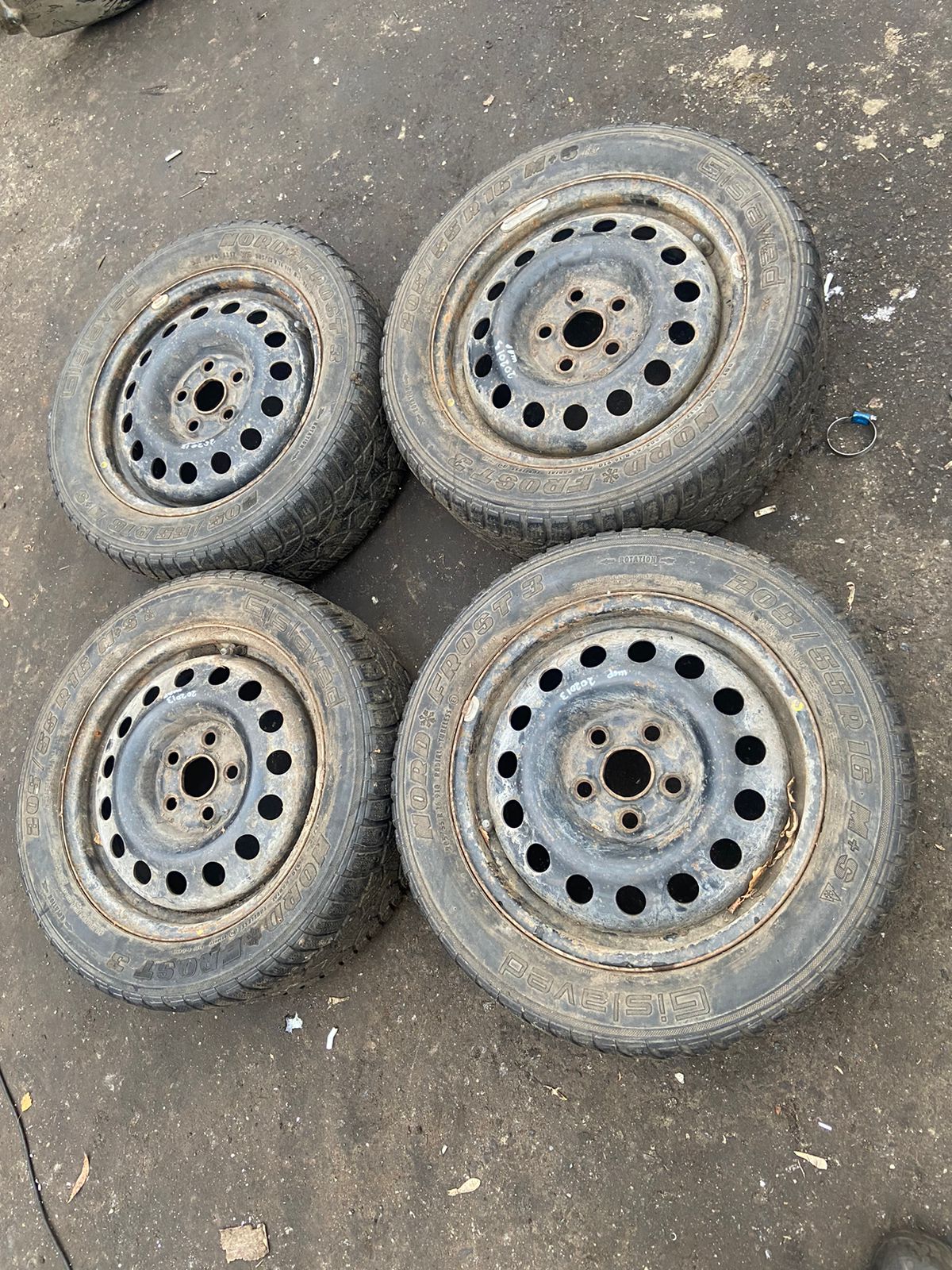 Диск колёсный VOLKSWAGEN SHARAN 1996- железный R16 б/у