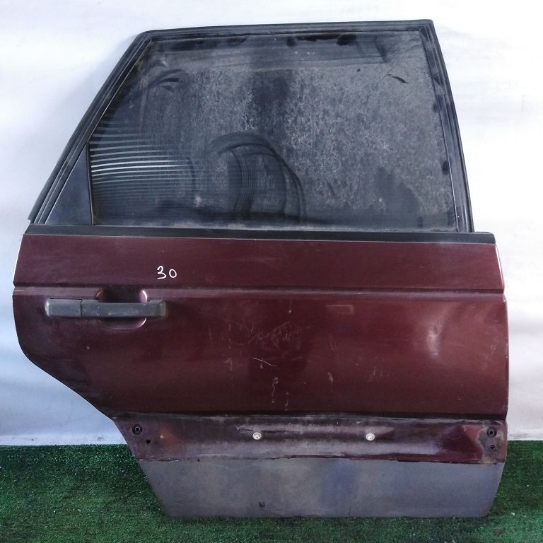 Дверь VOLKSWAGEN PASSAT B3 1988- задняя правая седан вишня Б/У