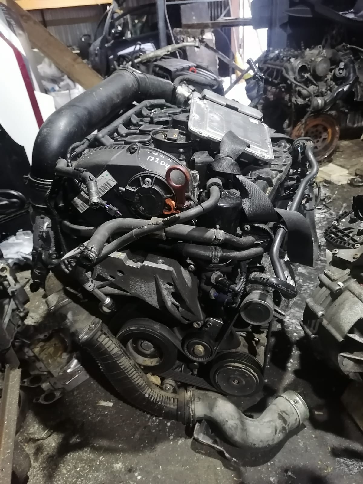 Маховик двигателя AUDI A3, SKODA OCTAVIA 1Z, VOLKSWAGEN GOLF 5/5+, JETTA 5, PASSAT B6 CCZA 2008- DSG 6 б/у