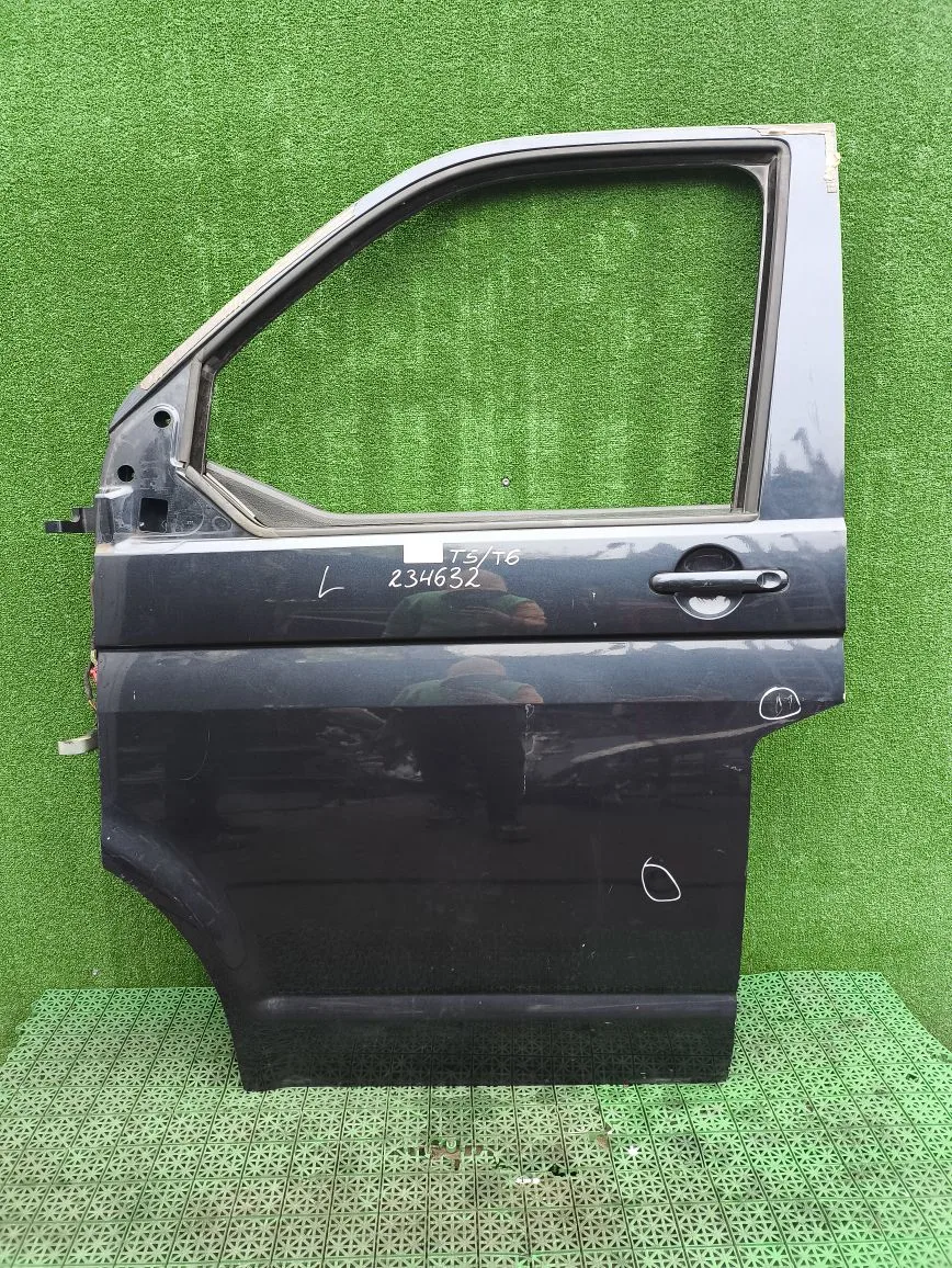 Дверь VOLKSWAGEN TRANSPORTER T5/T6 2003- передняя левая синяя б/у
