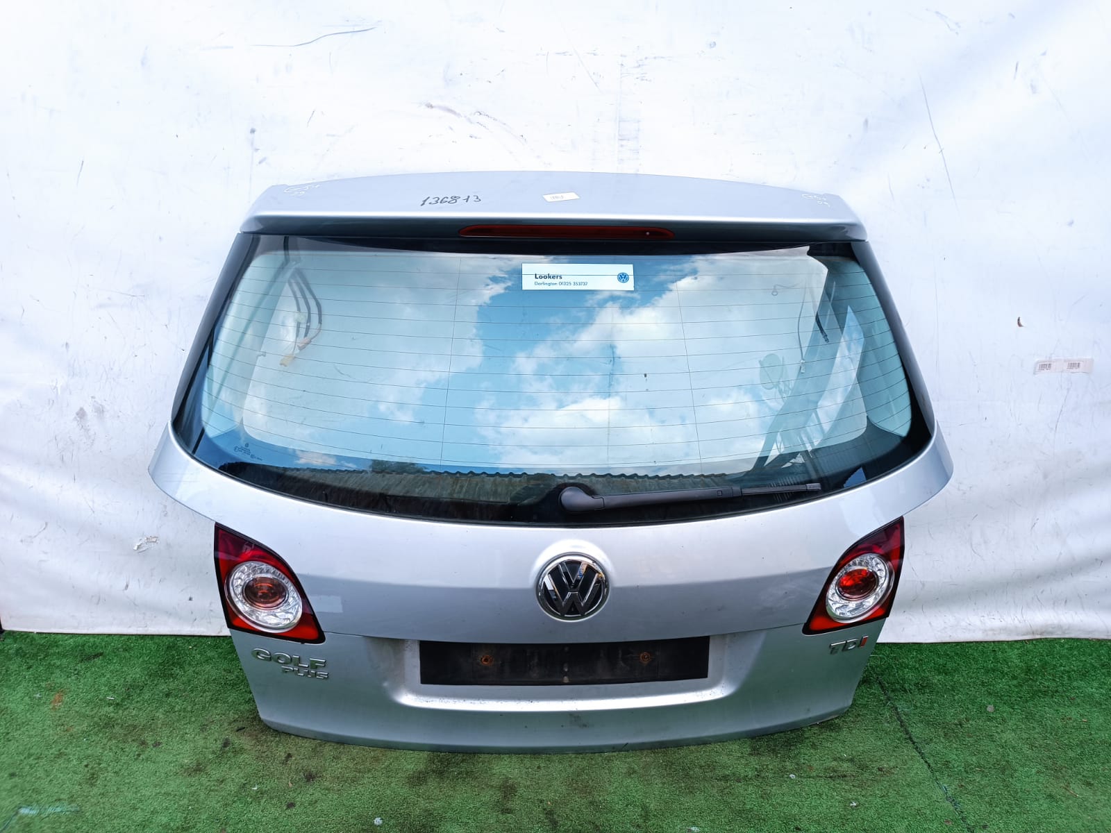 Крышка багажника VOLKSWAGEN GOLF 5+ 2005- серебро б/у