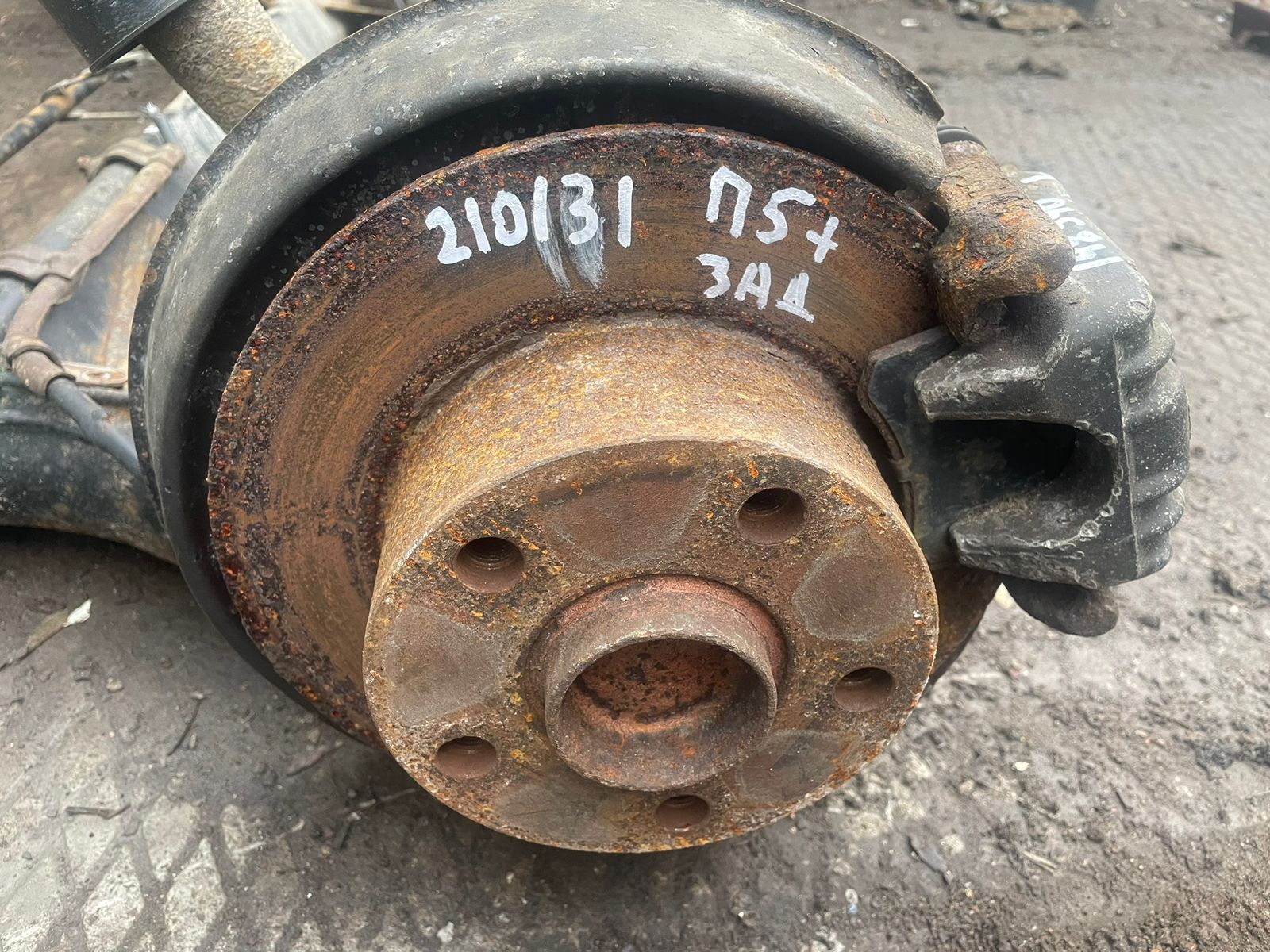 Диск тормозной AUDI A100/45, A6 C5, A6/45, VOLKSWAGEN PASSAT B5/B5+ 1991- задний б/у