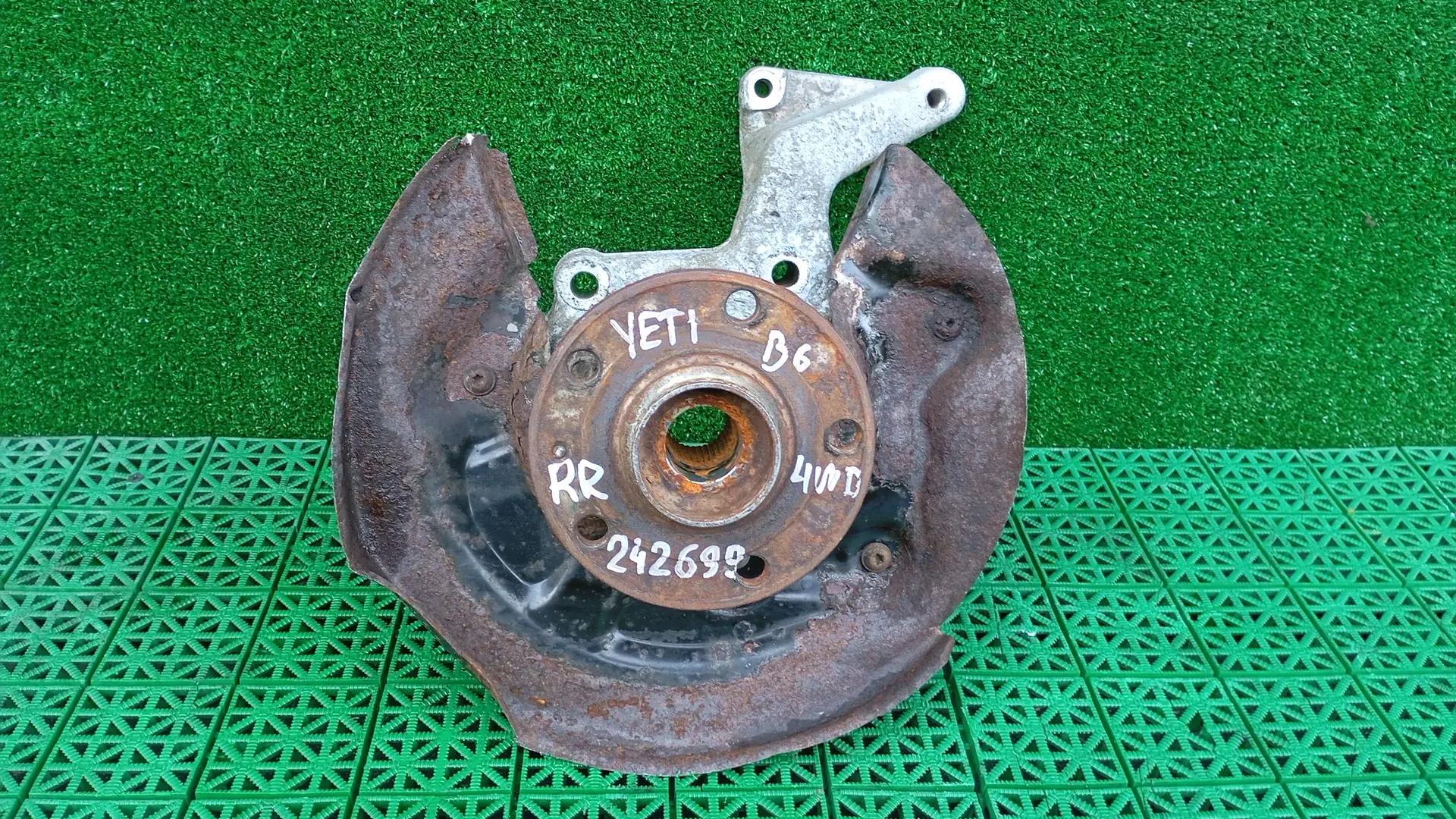 Кулак поворотный AUDI Q3, SKODA YETI, VOLKSWAGEN PASSAT B6/B7/CC, TIGUAN 2005- 4WD задний правый б/у
