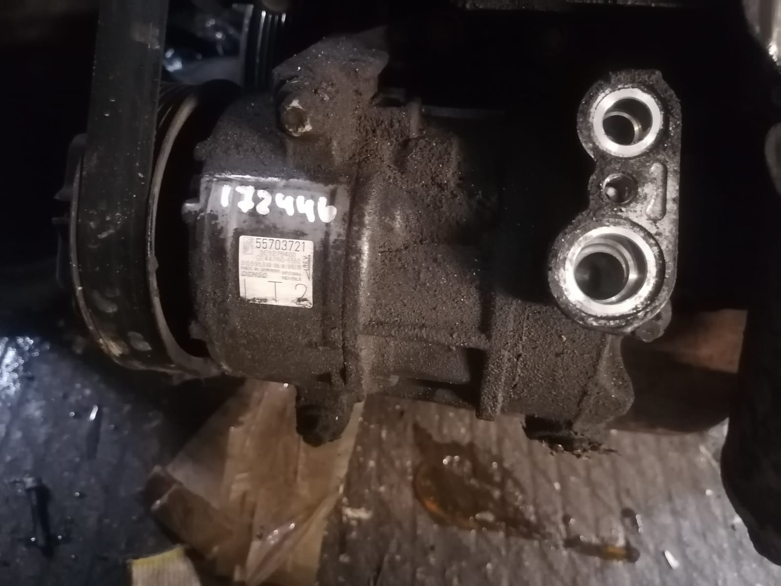 Компрессор кондиционера OPEL CORSA D Z13DTJ/Z13DTH 2006- б/у