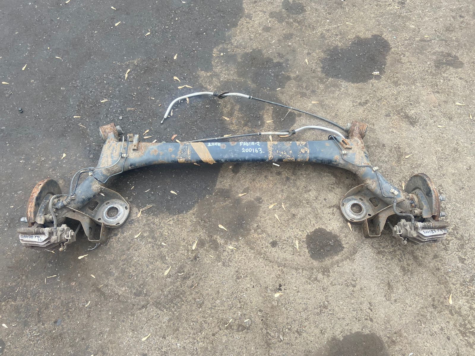 Диск тормозной AUDI A3, SKODA OCTAVIA 1U, FABIA 1/2, RAPID, VOLKSWAGEN GOLF 4, BORA, POLO 1997- задний 232мм б/у