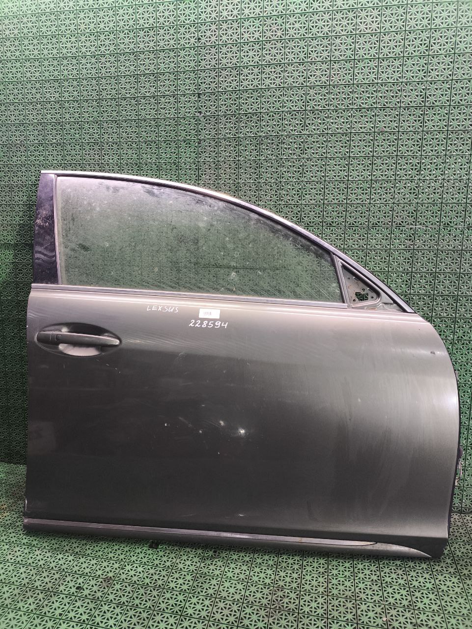 Дверь TOYOTA GS 300/400/430 2005- передняя правая зелёная б/у