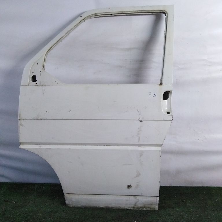 Дверь VOLKSWAGEN TRANSPORTER T4 1996- передняя левая белая Б/У