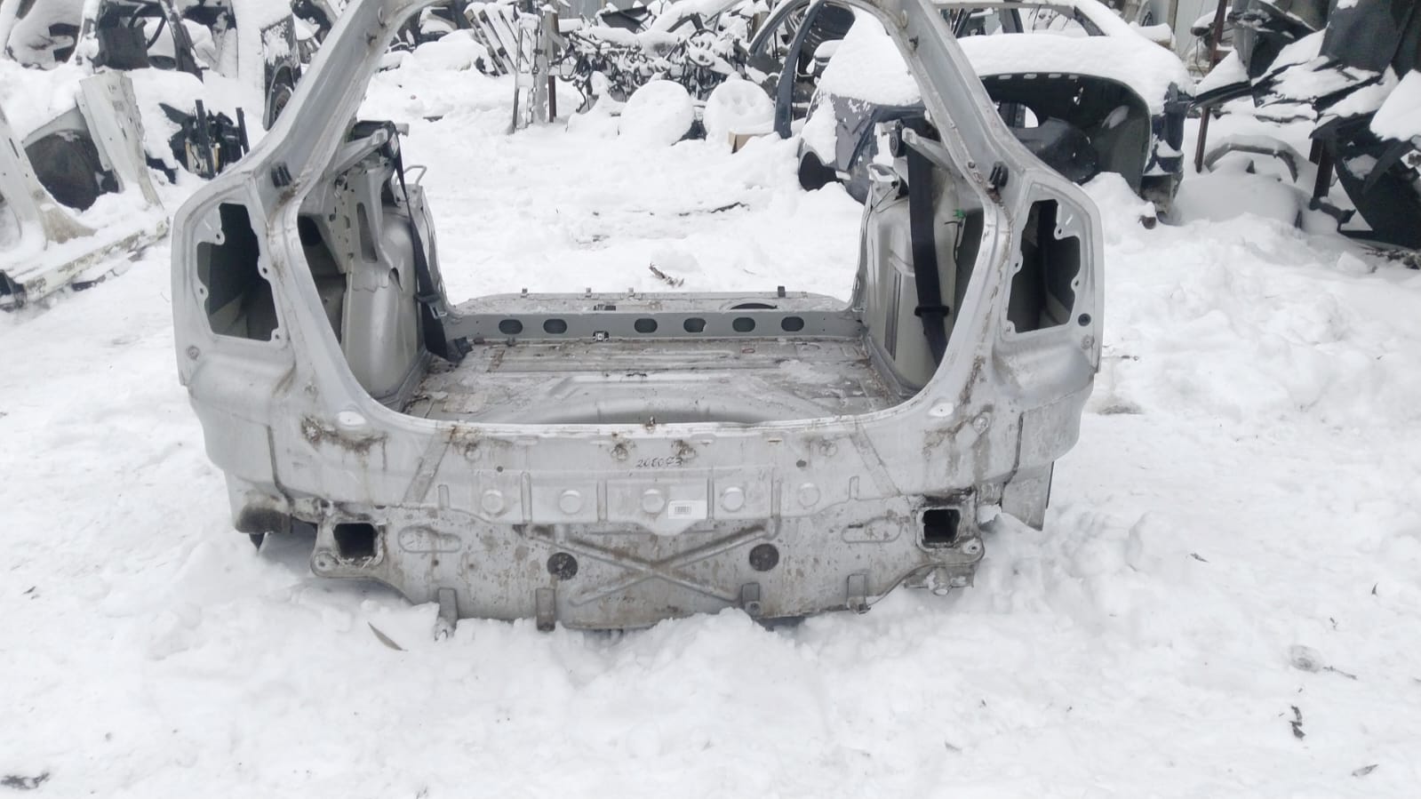 Панель кузова SKODA OCTAVIA 1Z 2004- задняя серебро б/у