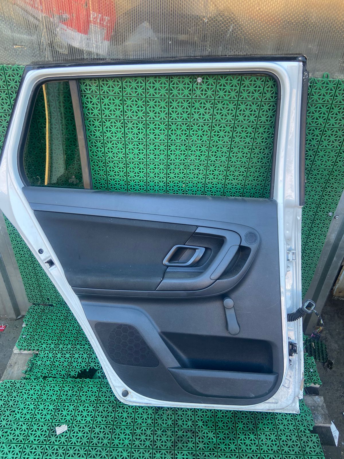 Стеклоподъемник SKODA FABIA 2 2007- задний левый механический б/у