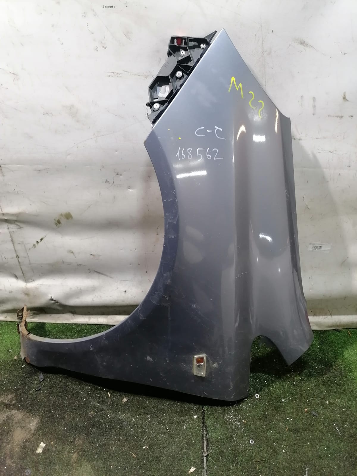 Крыло OPEL CORSA D 2006- переднее левое серое б/у