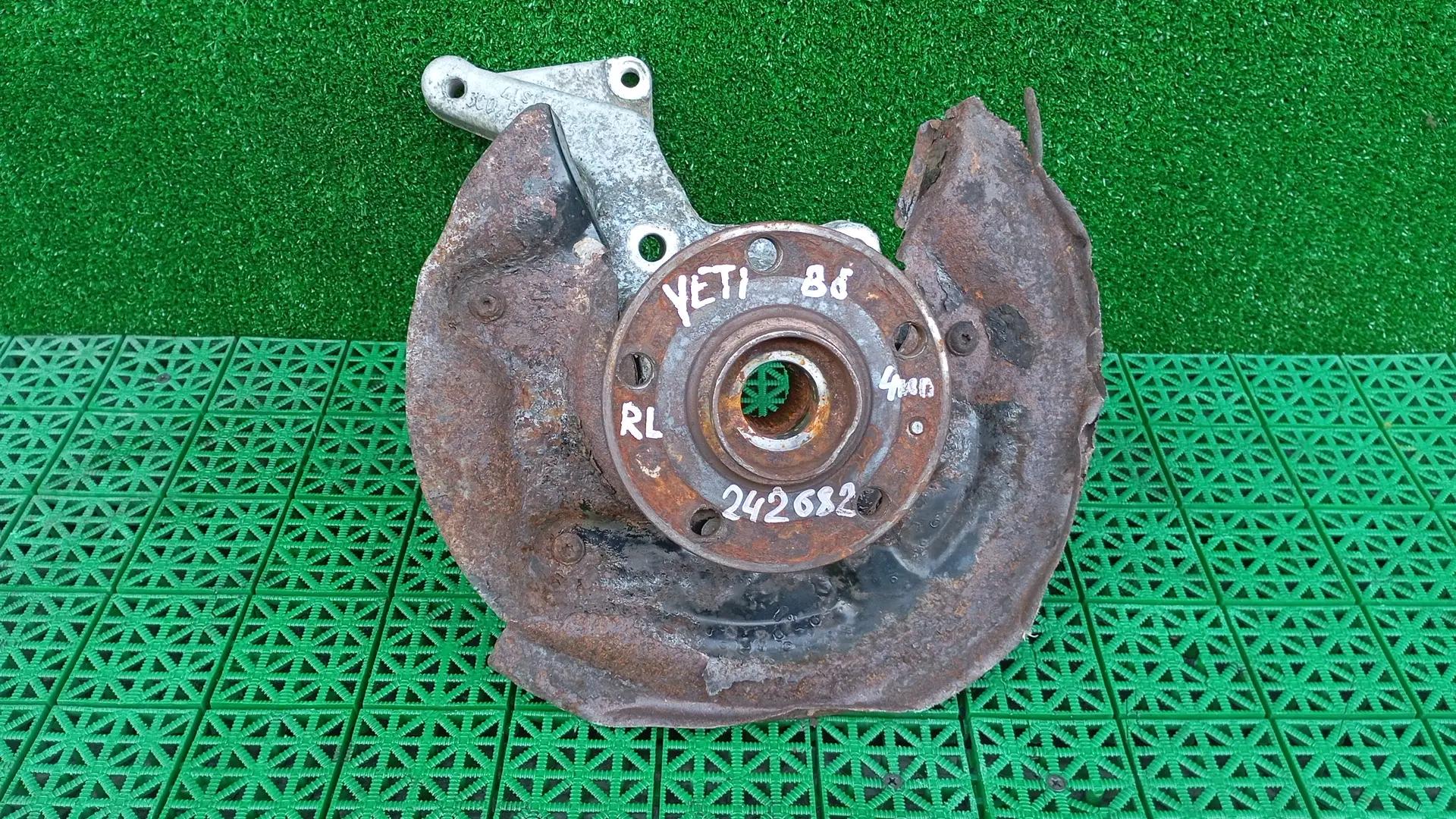 Кулак поворотный AUDI Q3, SKODA YETI, VOLKSWAGEN PASSAT B6/B7/CC, TIGUAN 2005- 4WD задний левый б/у