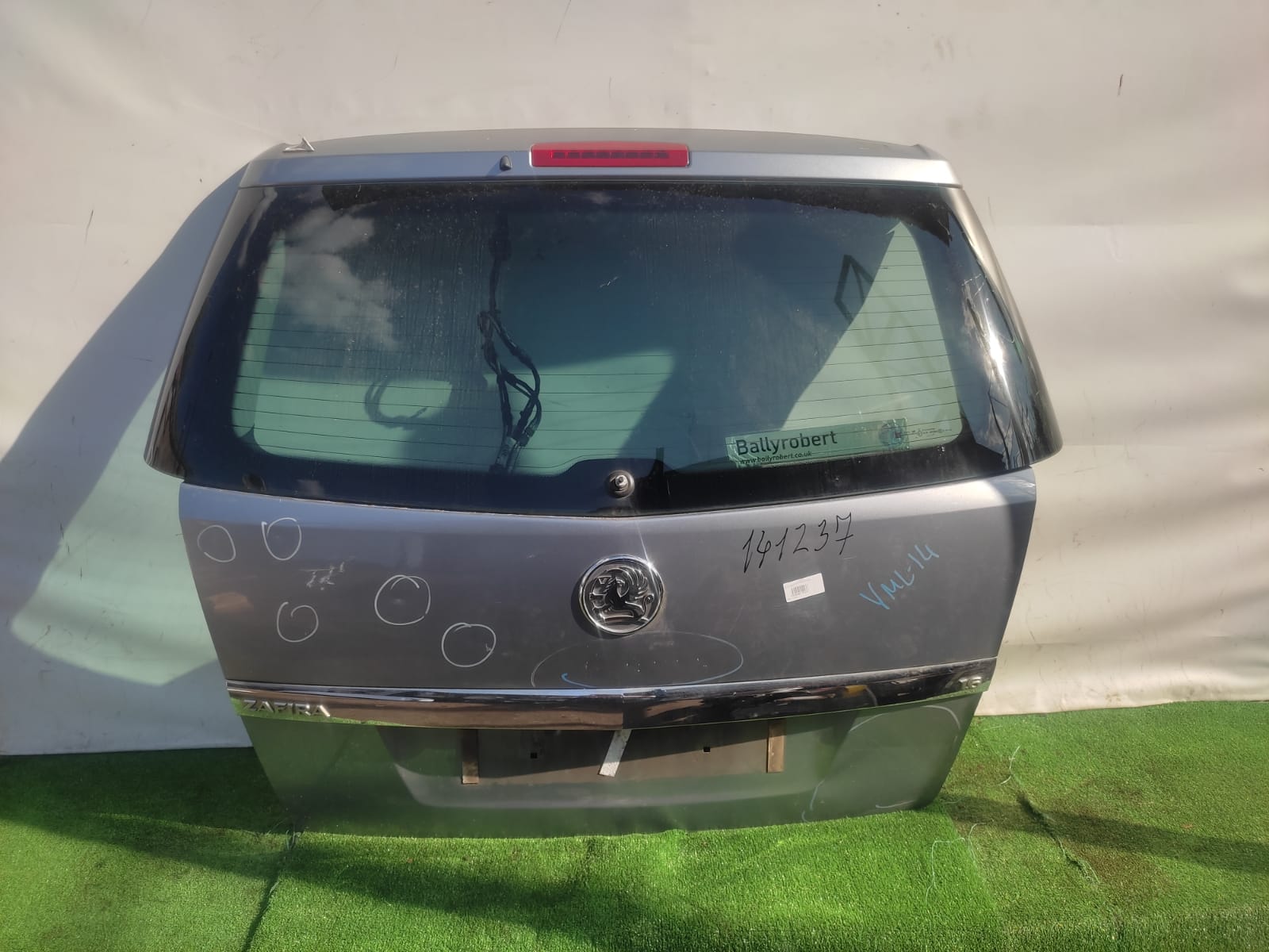 Крышка багажника OPEL ZAFIRA B 2005- голубая б/у