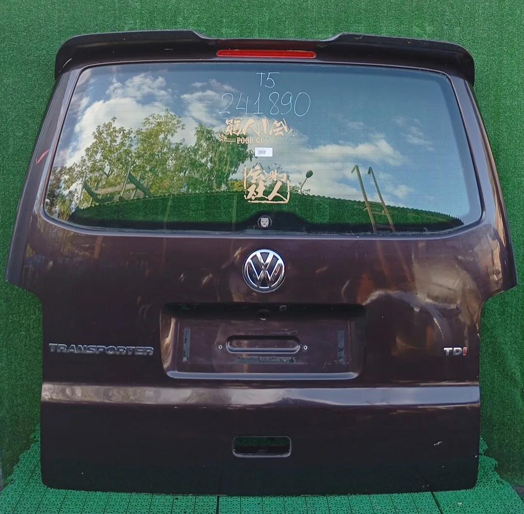 Крышка багажника VOLKSWAGEN TRANSPORTER T5 2003- с проёмом для стекла коричневая б/у