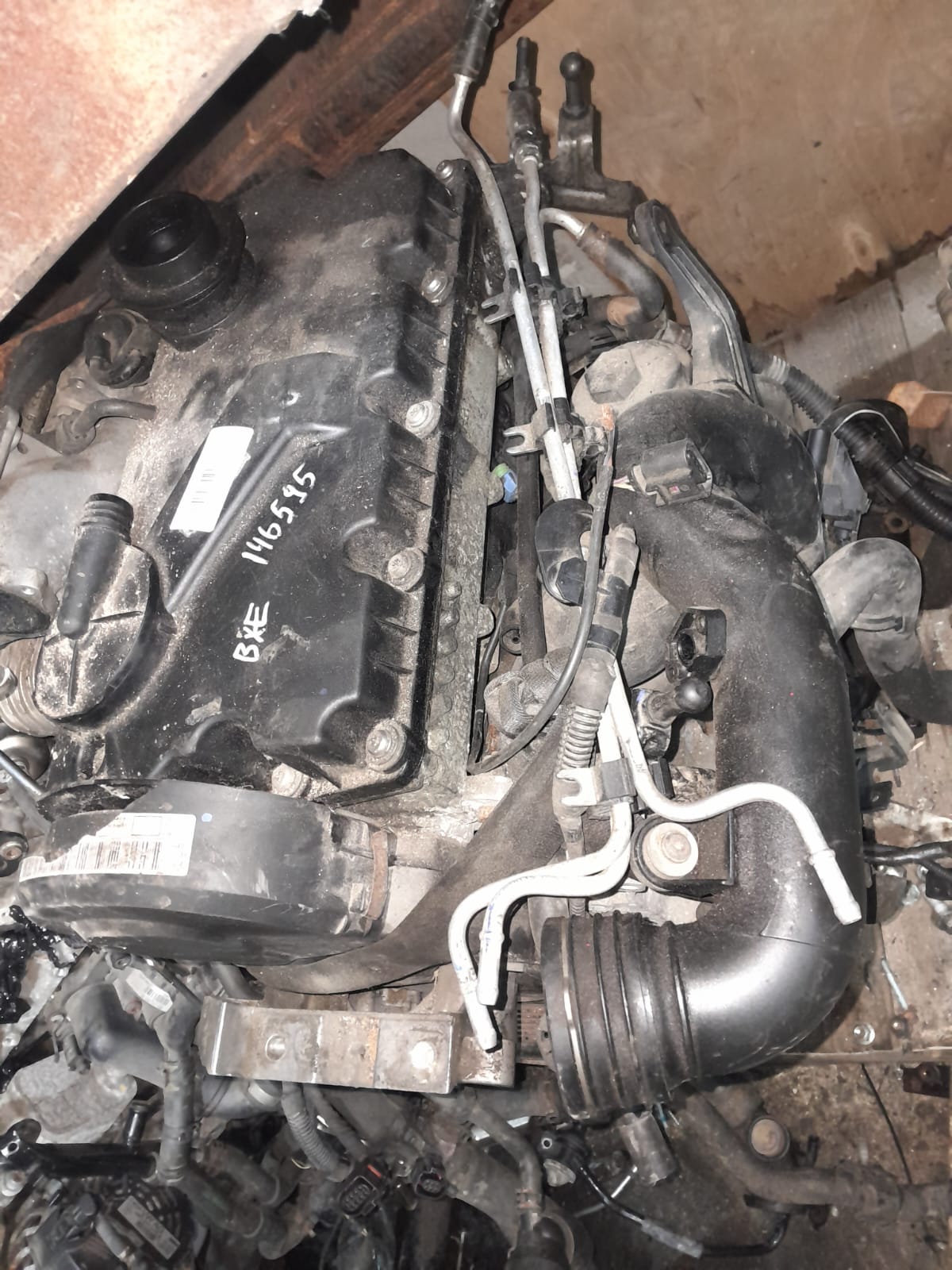 Двигатель AUDI A3, VOLKSWAGEN GOLF 5/5+, JETTA 5, PASSAT B6, CADDY, TOURAN BXE 1,9 77KW/105ЛС 2004- б/у