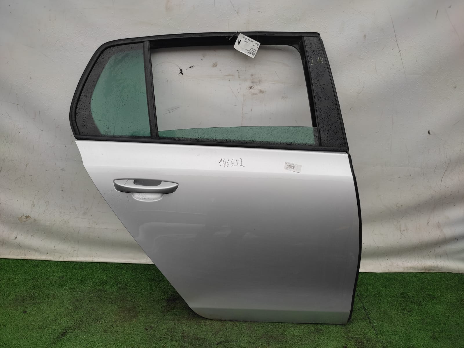 Дверь VOLKSWAGEN GOLF 6 2009- задняя правая серебро б/у