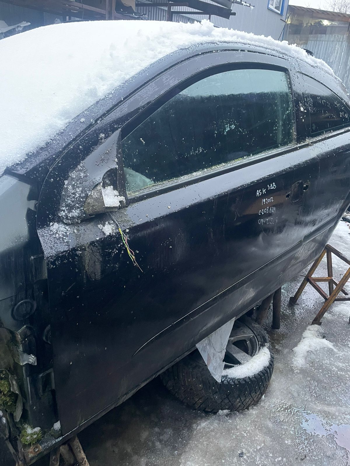 Крыша OPEL ASTRA H 2004- 3 х дверная чёрная б/у