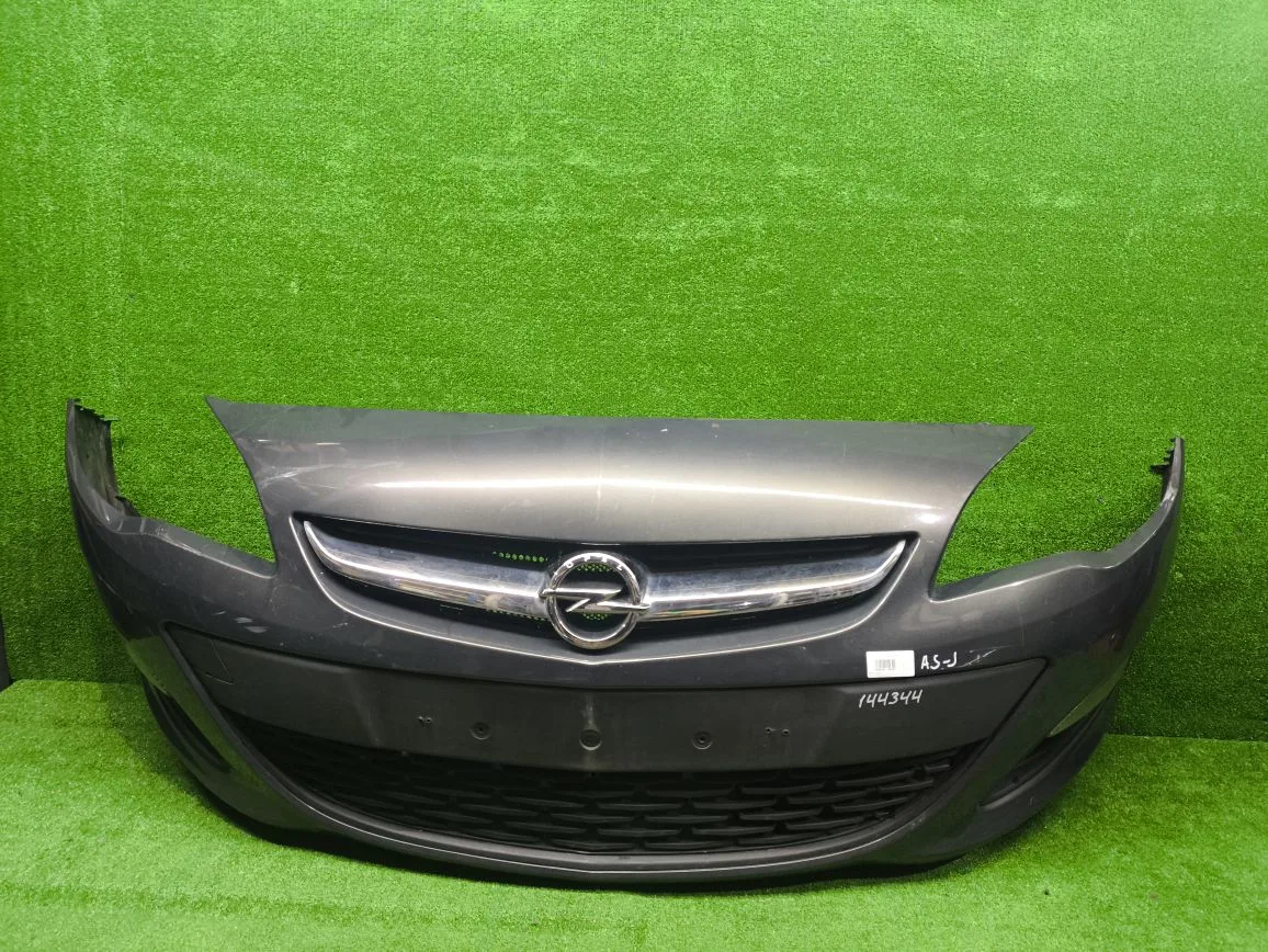 Бампер OPEL ASTRA J 2012- передний хэтчбек 5 ти дверный серый б/у