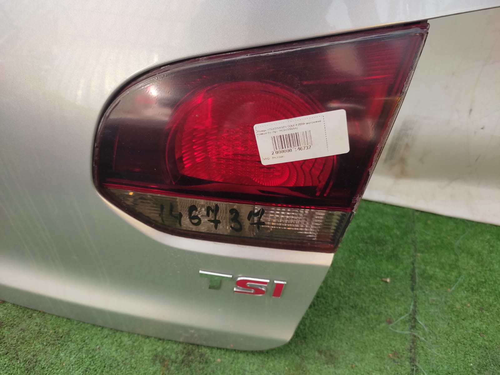 Фонарь VOLKSWAGEN GOLF 6 2009- внутренний правый б/у