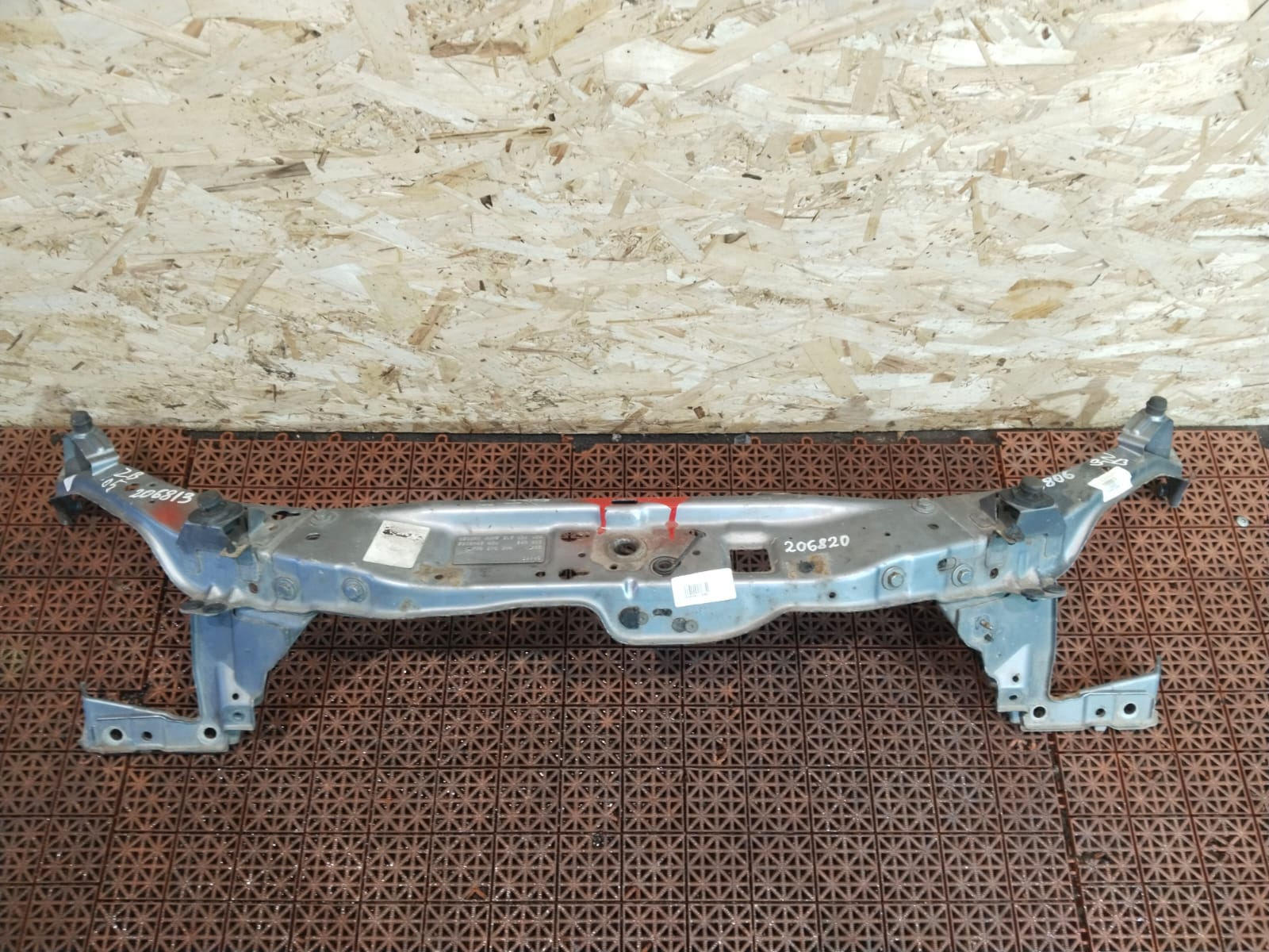Панель передняя OPEL ASTRA H, ZAFIRA B 2004- синяя б/у