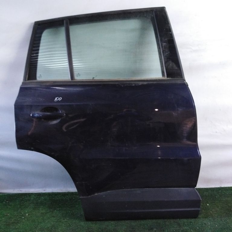 Дверь VOLKSWAGEN TIGUAN 2008- задняя правая синяя Б/У
