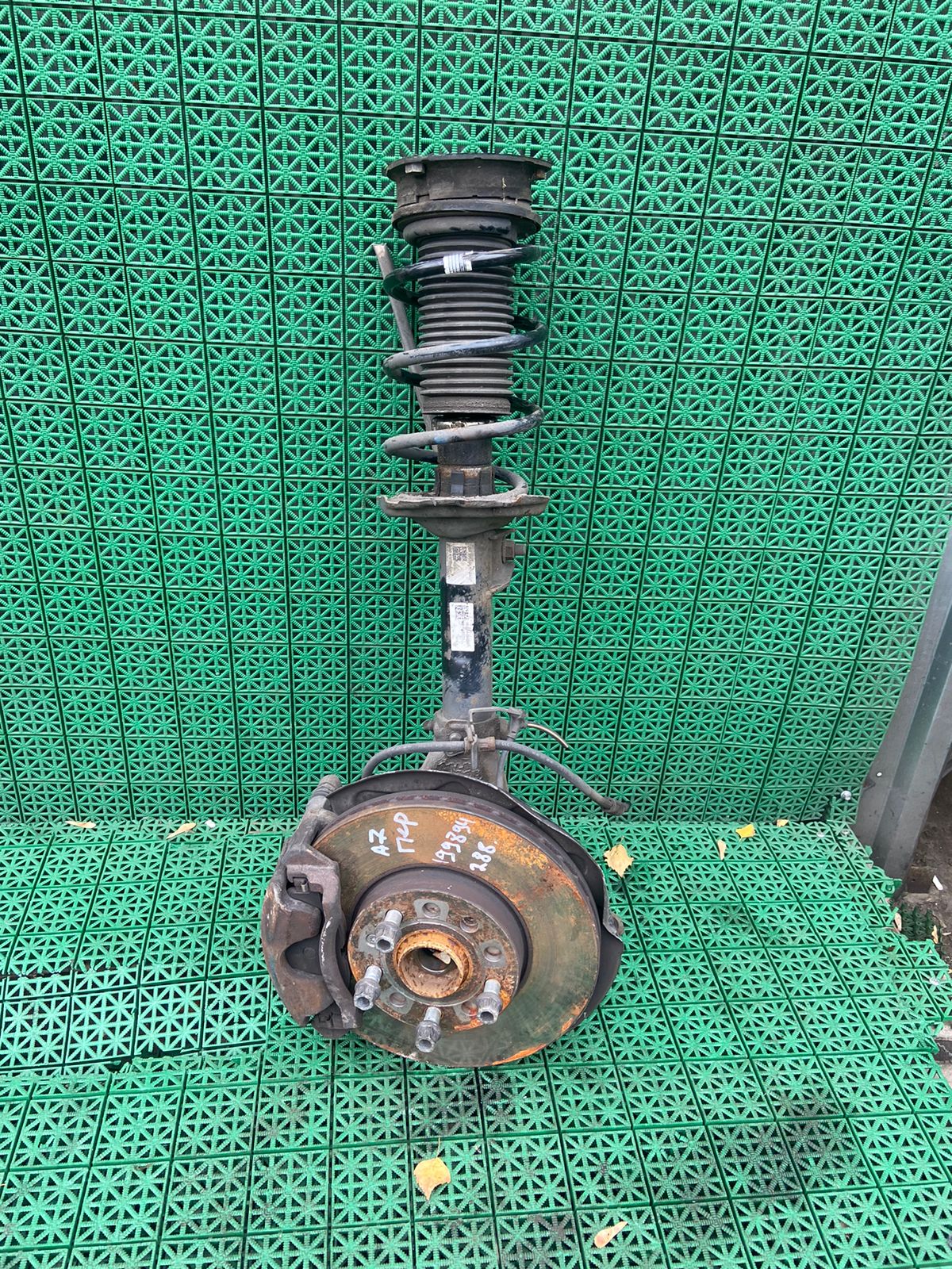 Диск тормозной AUDI A3, SKODA OCTAVIA 1Z, VOLKSWAGEN GOLF 5/5+/6, JETTA 5, CADDY, TOURAN 2004- передний (288мм) б/у