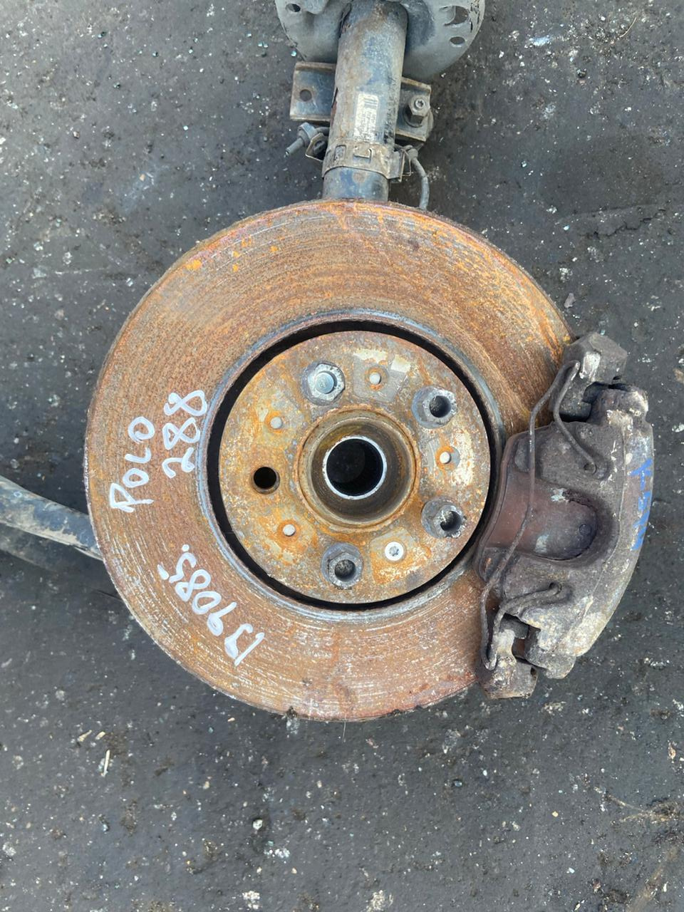 Диск тормозной AUDI A1/A3, SKODA OCTAVIA 1U, FABIA 1/2, RAPID, VOLKSWAGEN GOLF 4, BORA, POLO, 1,8T 1997- передний (288мм) б/у