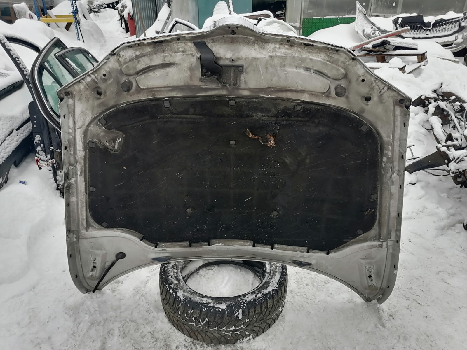 Ручка замка капота SKODA SUPERB 2008- язык б/у
