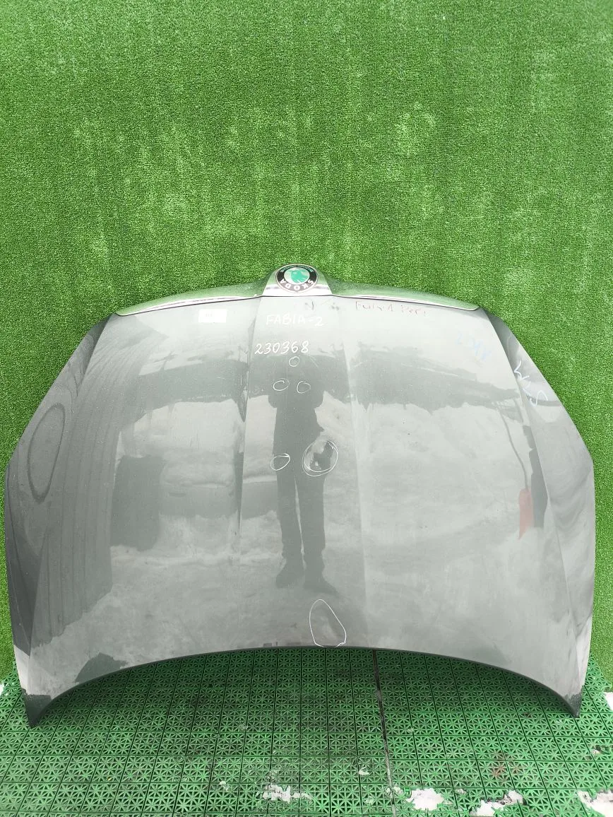 Капот SKODA FABIA 2, ROOMSTER 2010- зелёный б/у