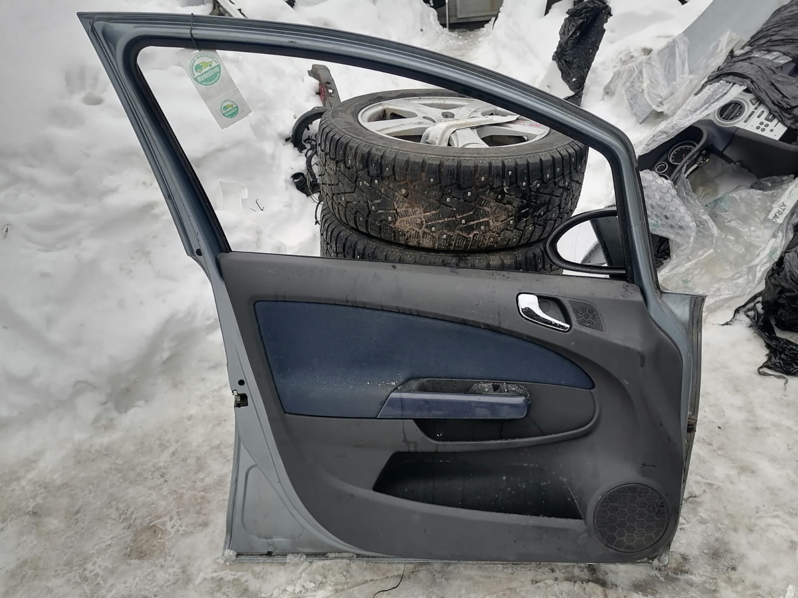 Стеклоподъемник OPEL CORSA D 2006- передний левый электрический б/у