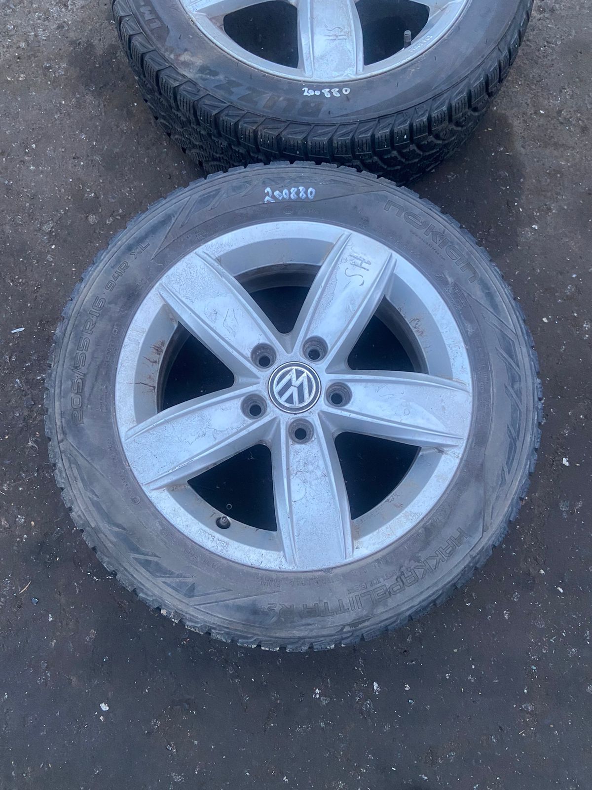 Диск колёсный VOLKSWAGEN GOLF 7, PASSAT B7 2005- литой комплект R16 6J 48ET  б/у