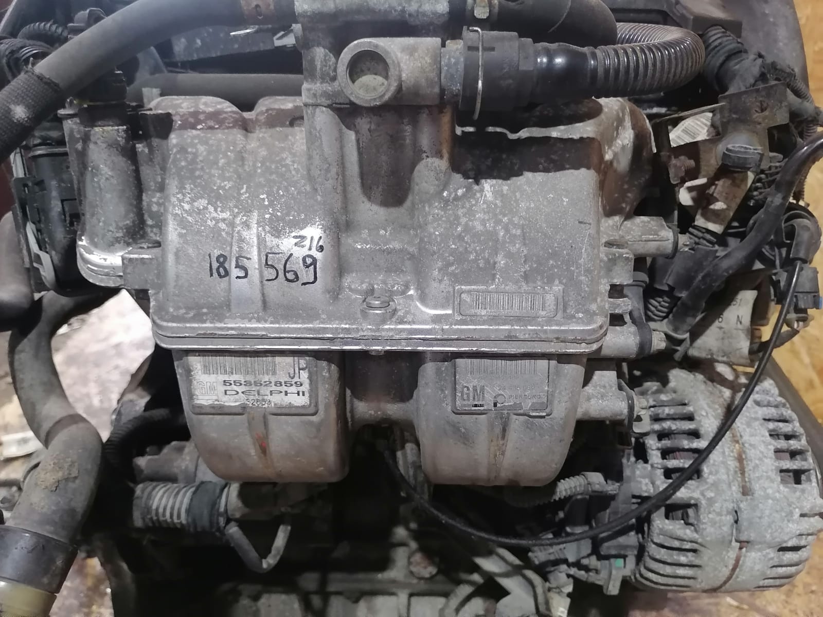 Коллектор впускной OPEL ASTRA H, ZAFIRA B, CORSA D  Z16XEP 2004- б/у