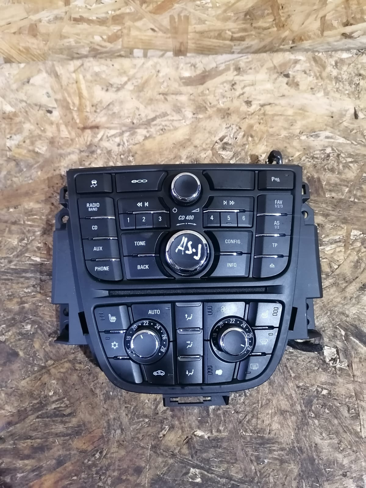 Блок управления климат контролем отопителем OPEL ASTRA J 2010- б/у