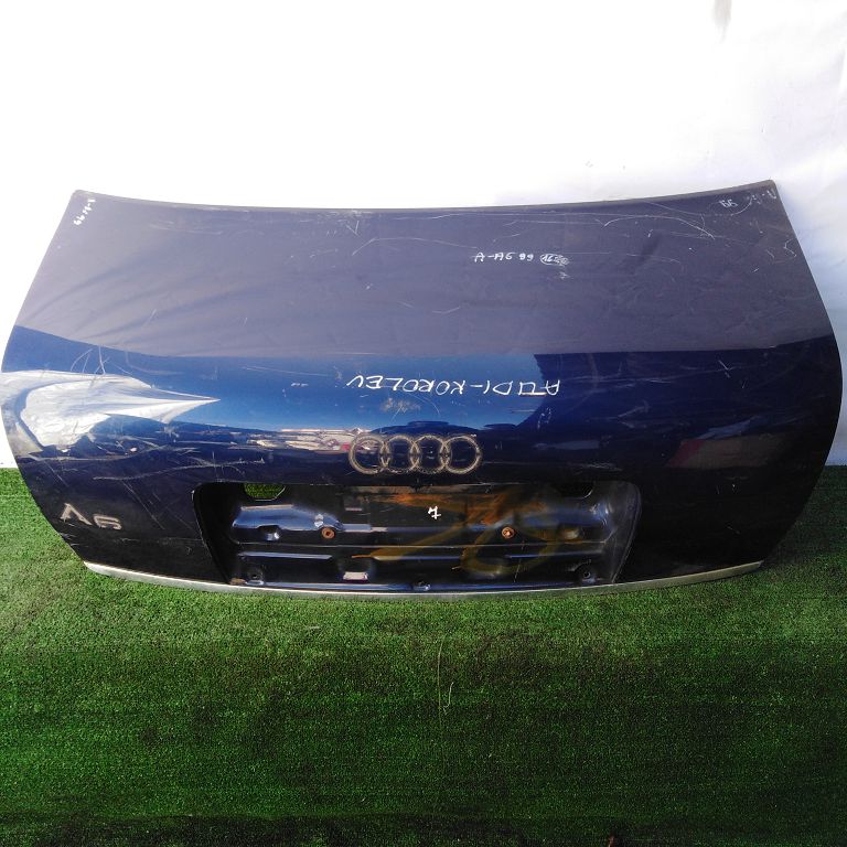 Крышка багажника AUDI A6 C5 1997- седан синяя Б/У