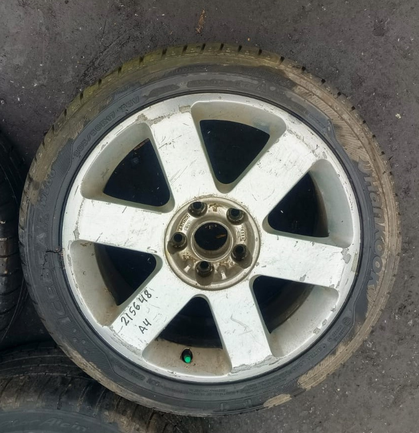 Диск колёсный AUDI A4 8E 2001- литой R17 7J 38ET Б/У