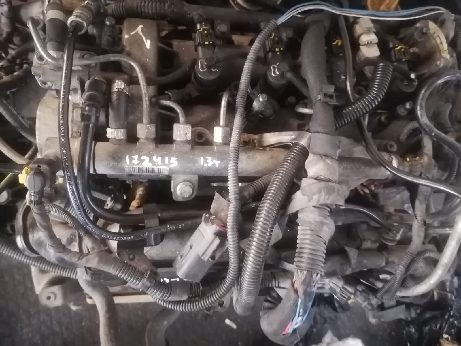 Рейка топливная, рампа OPEL ASTRA H, CORSA D, MERIVA A Z13DTJ/Z13DTH 2003- б/у