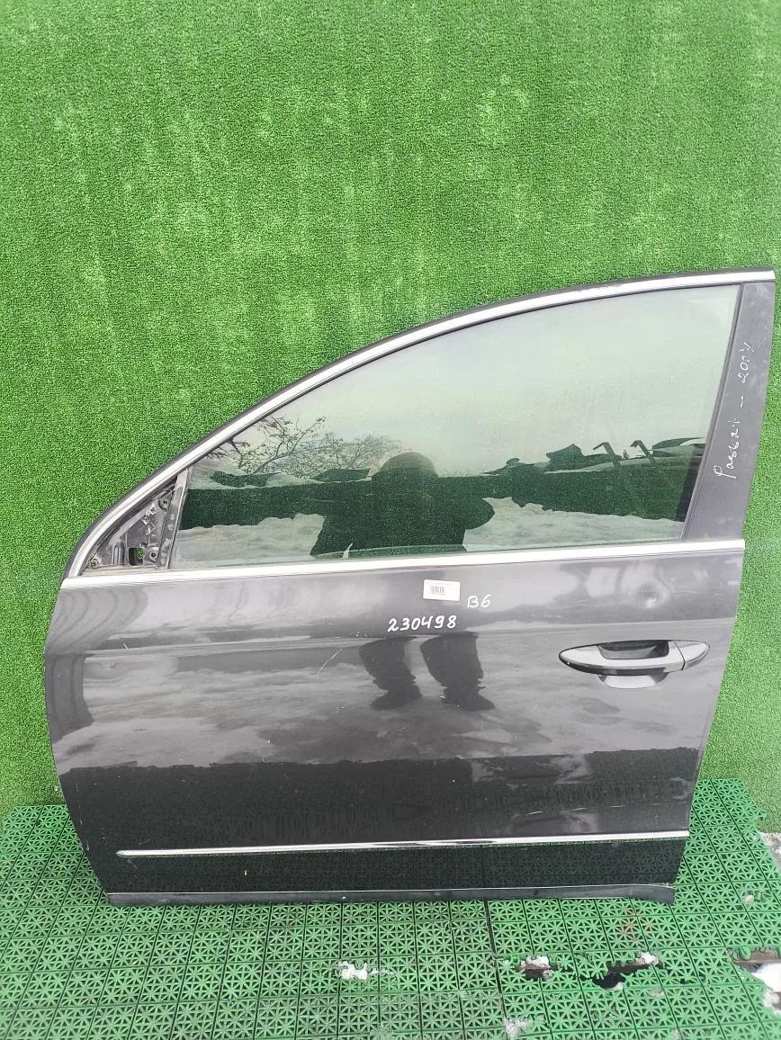 Дверь VOLKSWAGEN PASSAT B6 2005- передняя левая серая б/у