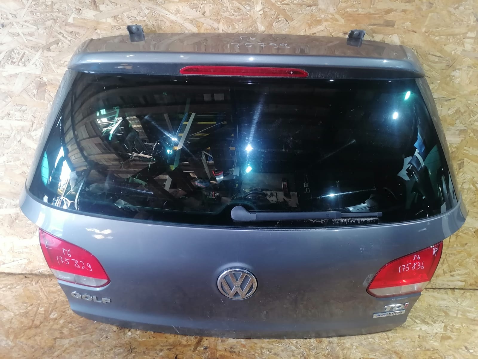 Трапеция моторчик дворников стеклоочистителя VOLKSWAGEN GOLF 5+/6, TOURAN  2009 задний б/у