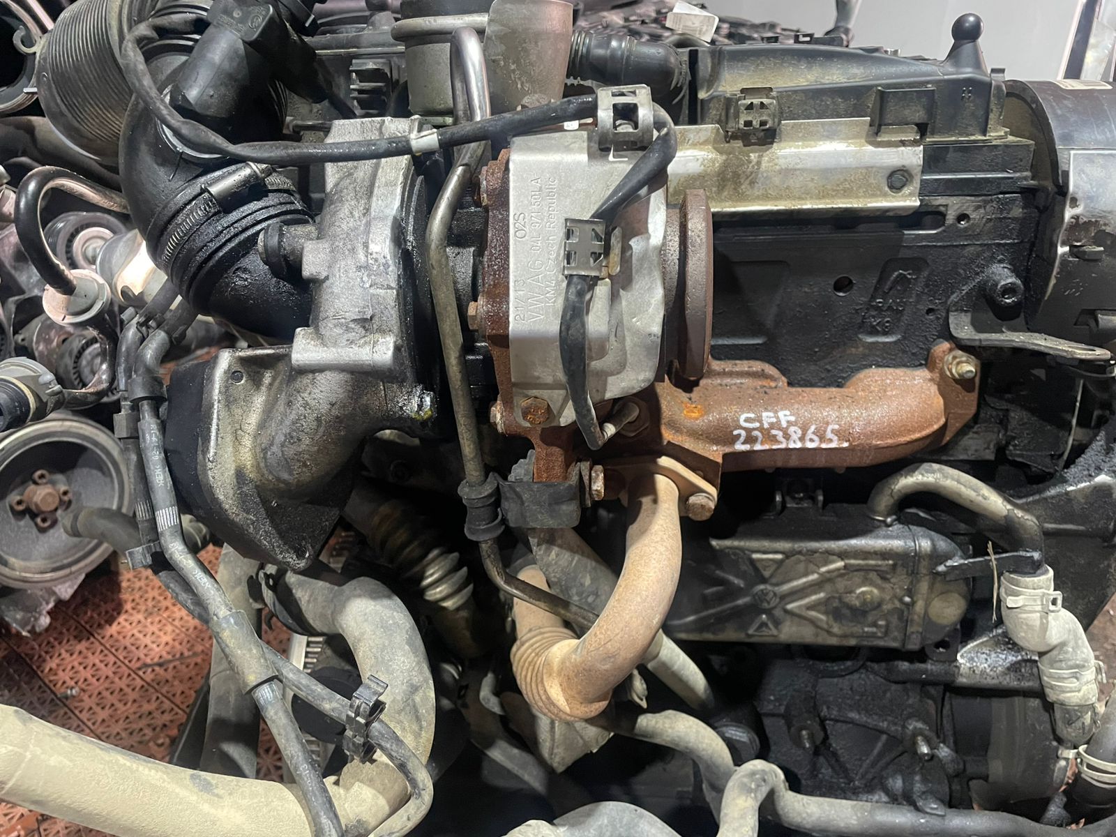 Турбина, турбокомпрессор AUDI A3, SKODA OCTAVIA 1Z, VOLKSWAGEN GOLF 6, JETTA 6, PASSAT B6/B7/CC, TIGUAN 2,0 2,0 CFFA 2011- б/у