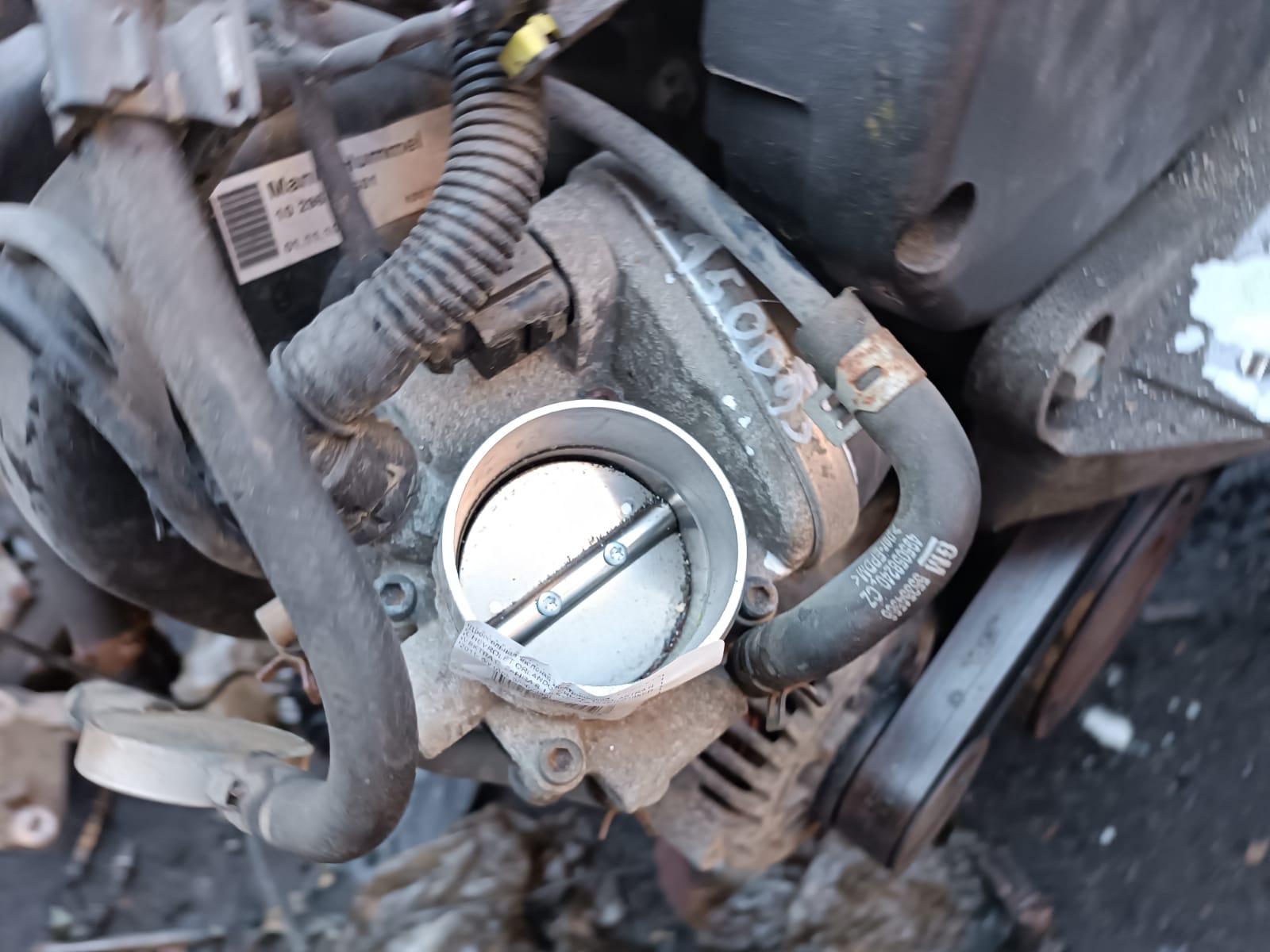 Дроссельная заслонка CHEVROLET ORLANDO, OPEL ASTRA H 1,8 F18D4/A18XER/Z18XER 2011- б/у