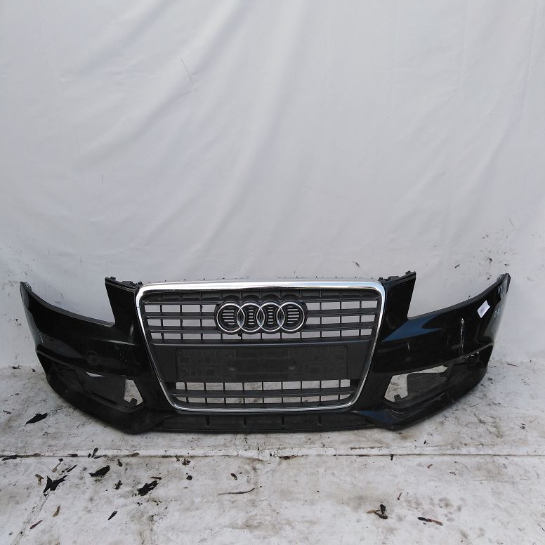 Бампер AUDI A4 8K 2008- передний чёрный Б/У