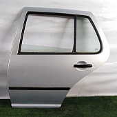 Дверь VOLKSWAGEN GOLF 4 1998- задняя левая серебро Б/У